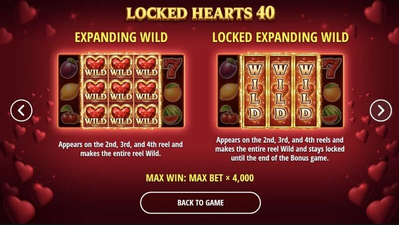 Locked Hearts 40 - Wild a forma di cuore espandibile